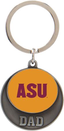 Arizona State University Dad Keychain
