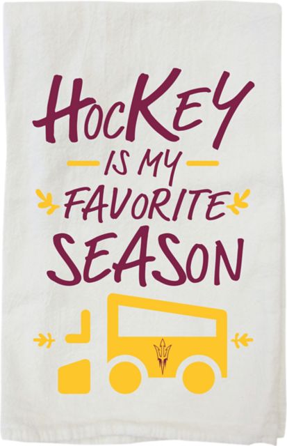 Arizona State University Hockey Tea Towel