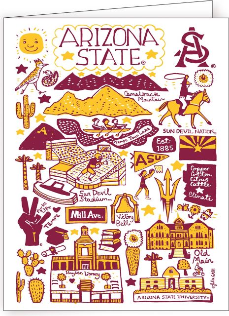 Arizona State University 10 Pack Notecards