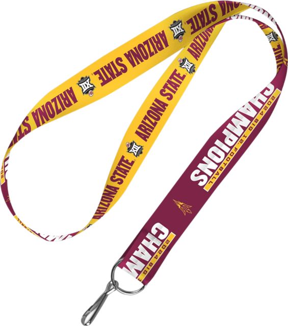 Arizona State University Football 2024 Big 12 Champions 1'' Lanyard