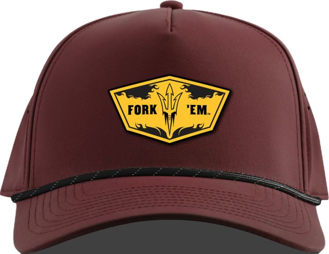 Arizona State University Sun Devils Fork 'Em Adjustable Rope Cap