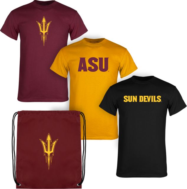 Arizona State University Short Sleeve T-Shirts Color Out Fan Pack