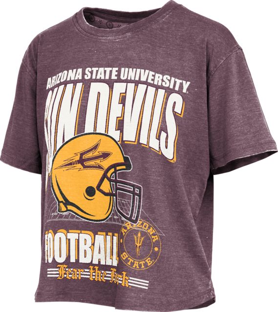 Arizona State University Women's  Cropped Short Sleeve T-Shirt