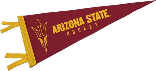 Arizona State University Hockey 12 x 30 Flocked Pennant