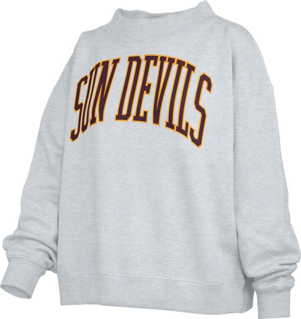 Arizona State University Women's Parke Mock Neck Crewneck Sweatshirt