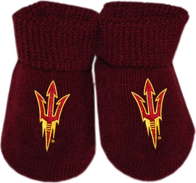 Arizona State University Baby Booties