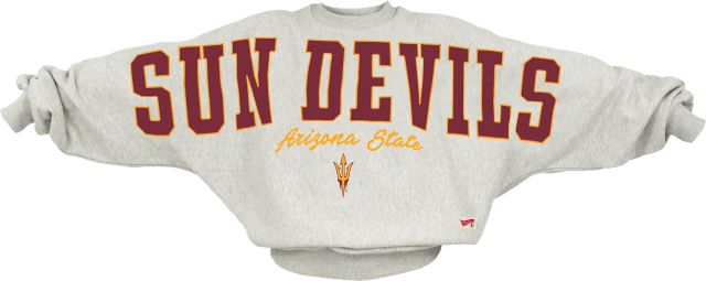Arizona State University Women's Oversized Crewneck Sweatshirt
