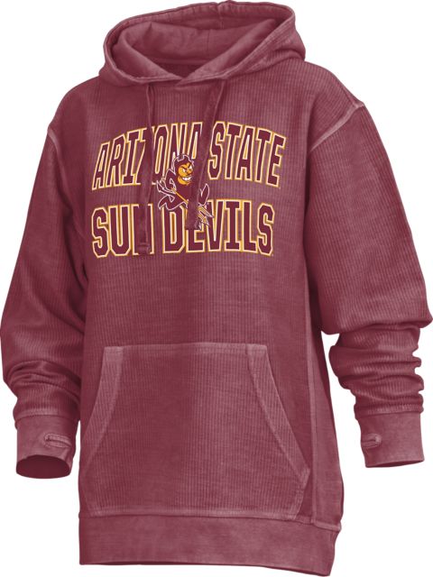Arizona State University Women\'s Corded Hooded Sweatshirt: Arizona State  University