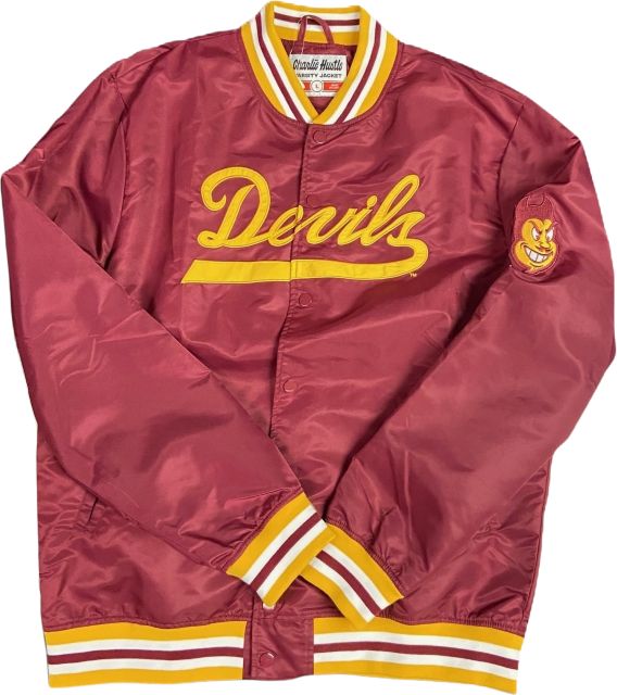 Arizona State Satin Warm Up Jacket Button Down