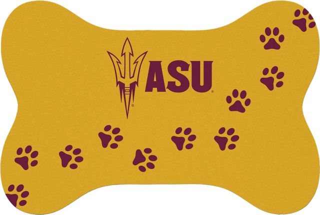 Arizona State University Bone Shaped Pet Mat