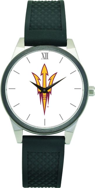 CSI Women's Wristwatch (Gift Boxed) With Black Silicone Strap And Color Medallion. - ONLINE ONLY