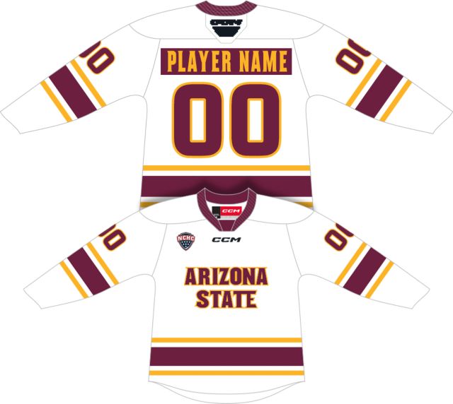 Arizona State Hockey CCM Replica Player Name Jersey