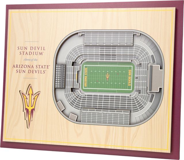 Arizona State University 5 Layer Stadium View Wall Art