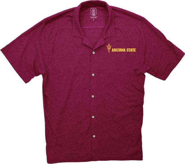 Arizona State University Youth Button Down Short Sleeve Shirt