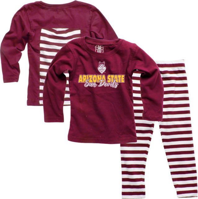 Arizona State University Sun Devils Infant Girls Stripe Set