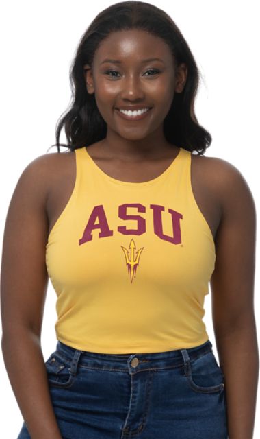 Asu出品 Arizona State University Women's Crop Tank: Arizona State
