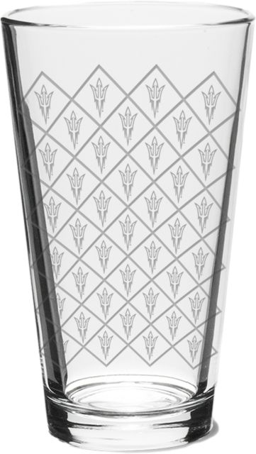 Arizona State University 16 oz. Glass