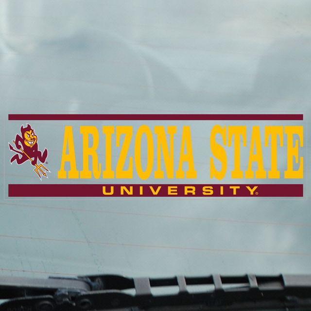 Arizona State University Sun Devils Cling Decal
