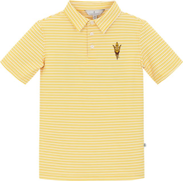 Arizona State University Sun Devils Youth Striped Polo