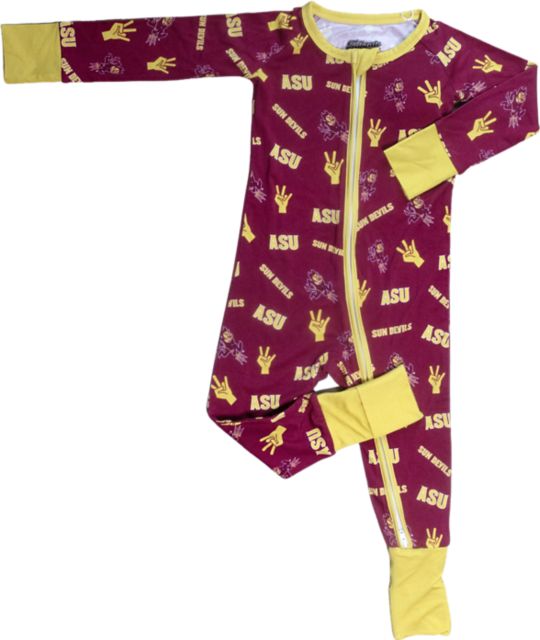 Arizona State University Infant Zipper Pajama Set