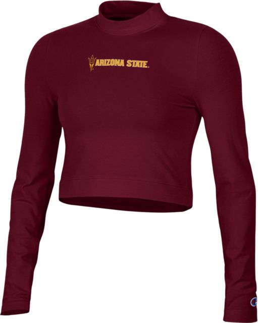 Arizona State University Women's Cropped Long Sleeve T-Shirt