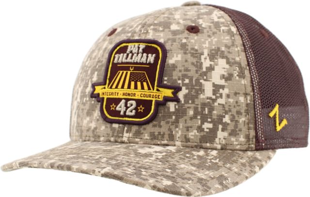 Arizona State University Sun Devils Football #42 Pat Tillman Adjustable Camo Cap