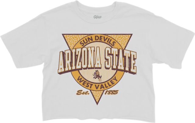 Arizona State University Women's Cropped Short Sleeve T-Shirt
