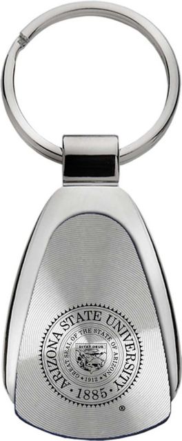 Arizona State University Teardrop Keychain
