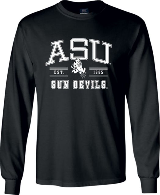 Arizona State Sun Devils NCAA Black Adidas Long Sleeve Athletic Shirt Mens 2XL shops