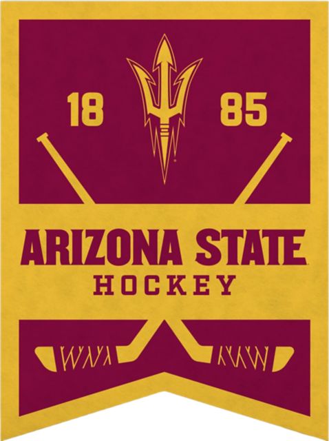 Arizona State University 18x24'' Hockey Banner