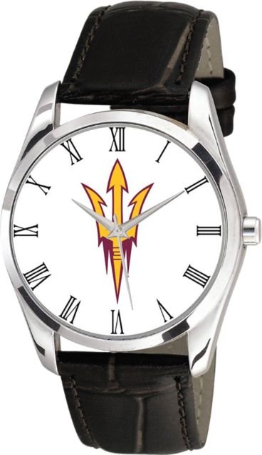 Arizona State University 36mm Men's Leather Watch