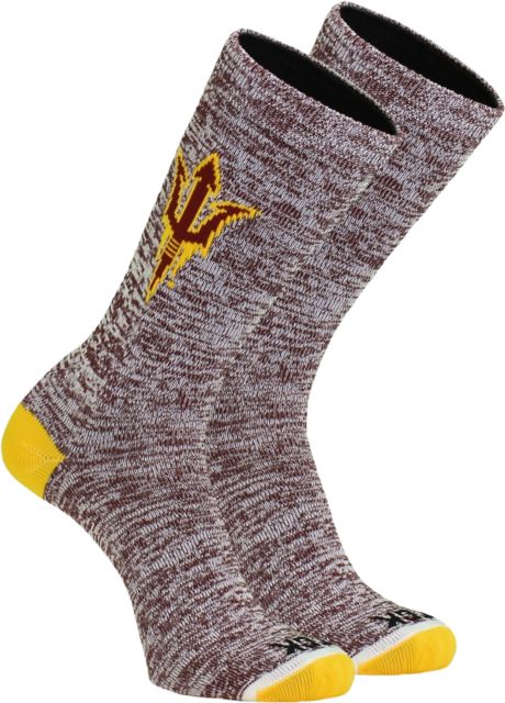 Women's ZooZatz Arizona State Sun Devils Fuzzy Holiday Crew Socks