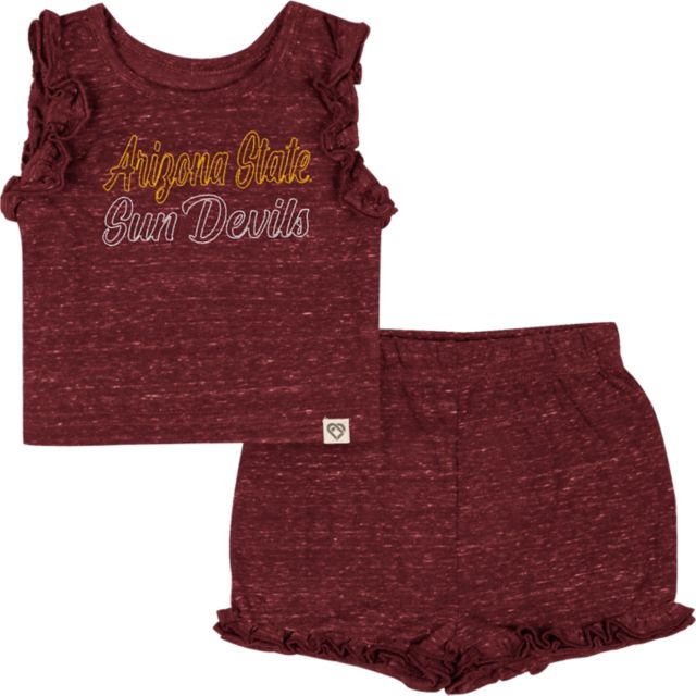 Arizona State University Sun Devils Infant Girl's Tank Top and Shorts Set
