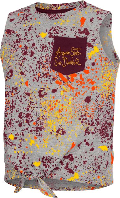 Arizona State University Youth Girl's Sun Devils Tie Tank Top