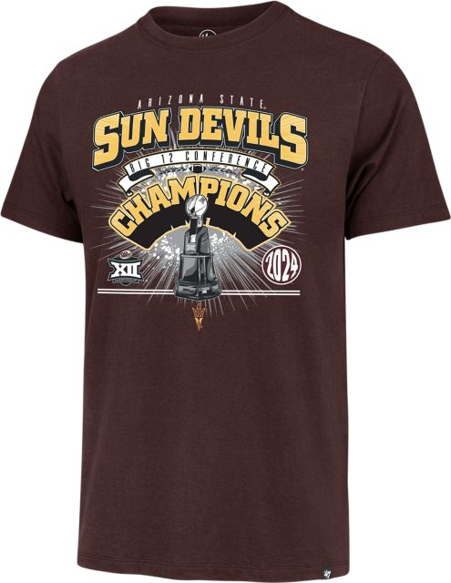 Arizona State University Football 2024 Big 12 Champions Short Sleeve T-Shirt