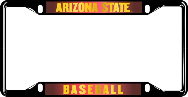 Arizona State University Sun Devils Baseball License Plate Frame