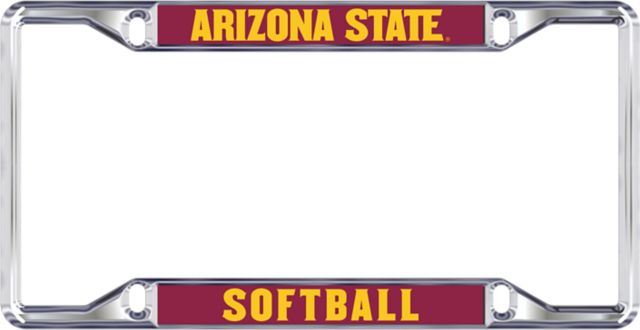 Arizona State University Sun Devils Softball License Plate Frame