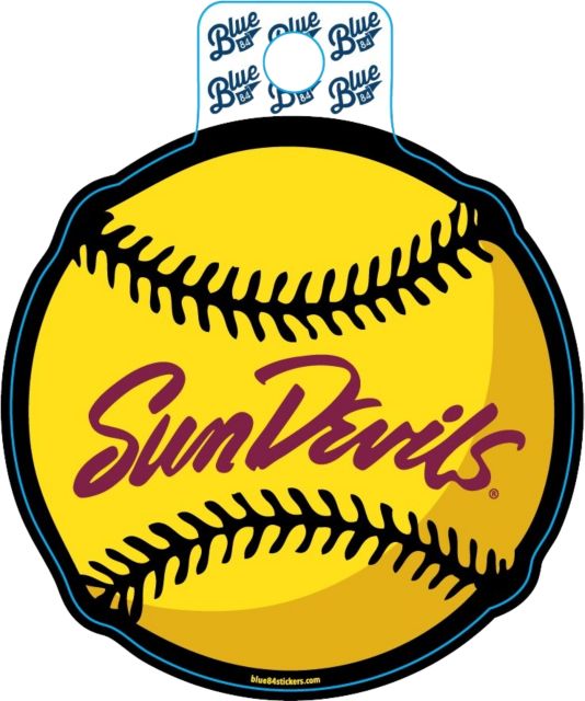 Arizona State University Softball Fullsize Sticker