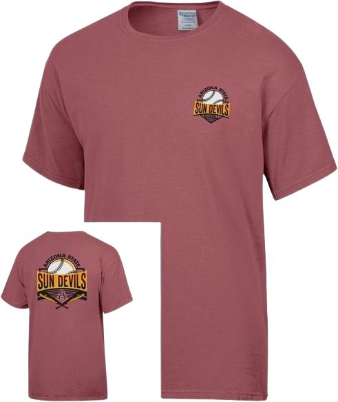 Arizona State University Sun Devils Baseball Short Sleeve T-Shirt