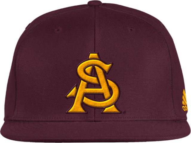 Arizona State Sun Devils ASU New Era Black Fitted Hat Size 7 Wool