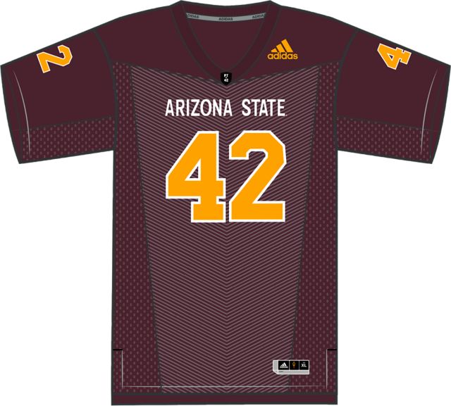 Arizona State Jersey Sun Devils #42 Pat Tillman NCAA Football Maroon