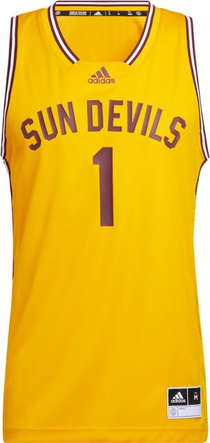 Men's ProSphere #1 White Arizona State Sun Devils Baseball Jersey