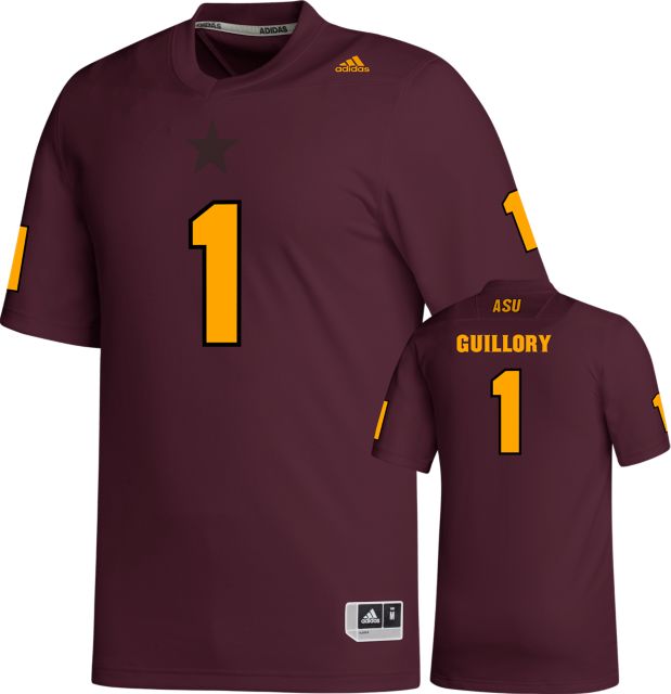 Men's adidas #1 Maroon Arizona State Sun Devils Premier Football