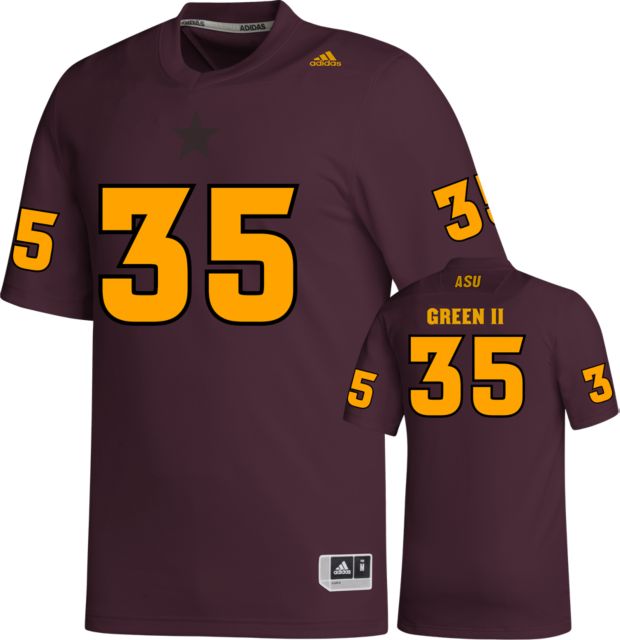 Arizona State University Sun Devils Pat Tillman Premiere Football Jersey | Adidas | Team Maroon | XSmall