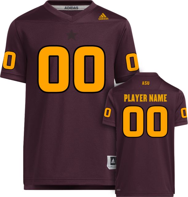 Arizona State Football adidas Youth Replica Player Name Jersey