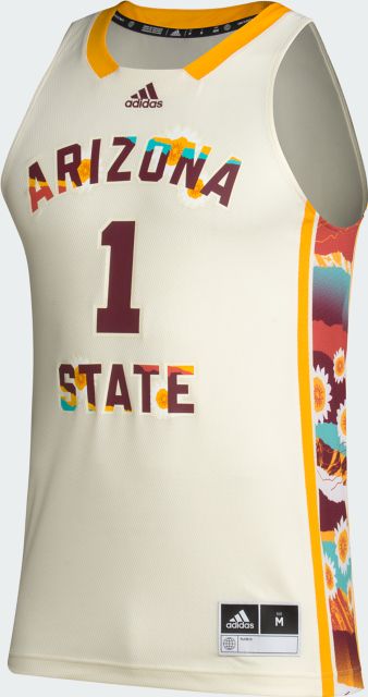 Adidas Men's Arizona State Sun Devils Black Swingman Jersey, Large