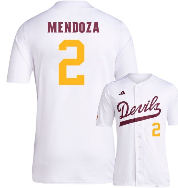 Men's ProSphere #1 White Arizona State Sun Devils Baseball Jersey