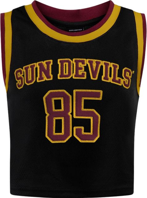 Arizona State University Sun Devils Women's Cropped Basketball Jersey