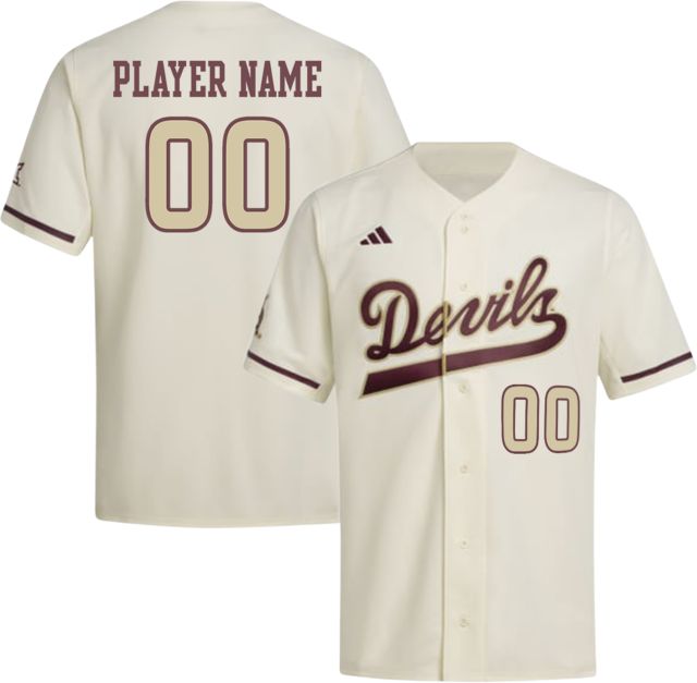 Arizona State University Sun Devils Baseball Player Name Replica Jersey