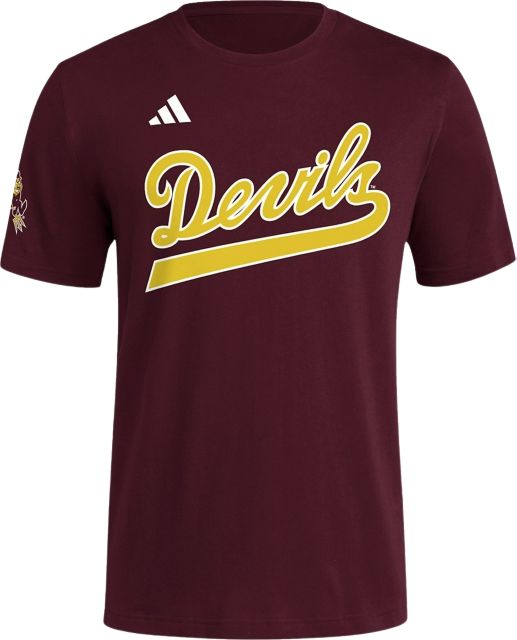 Arizona State University Baseball Full Button Replica Baseball Jersey - GOLD